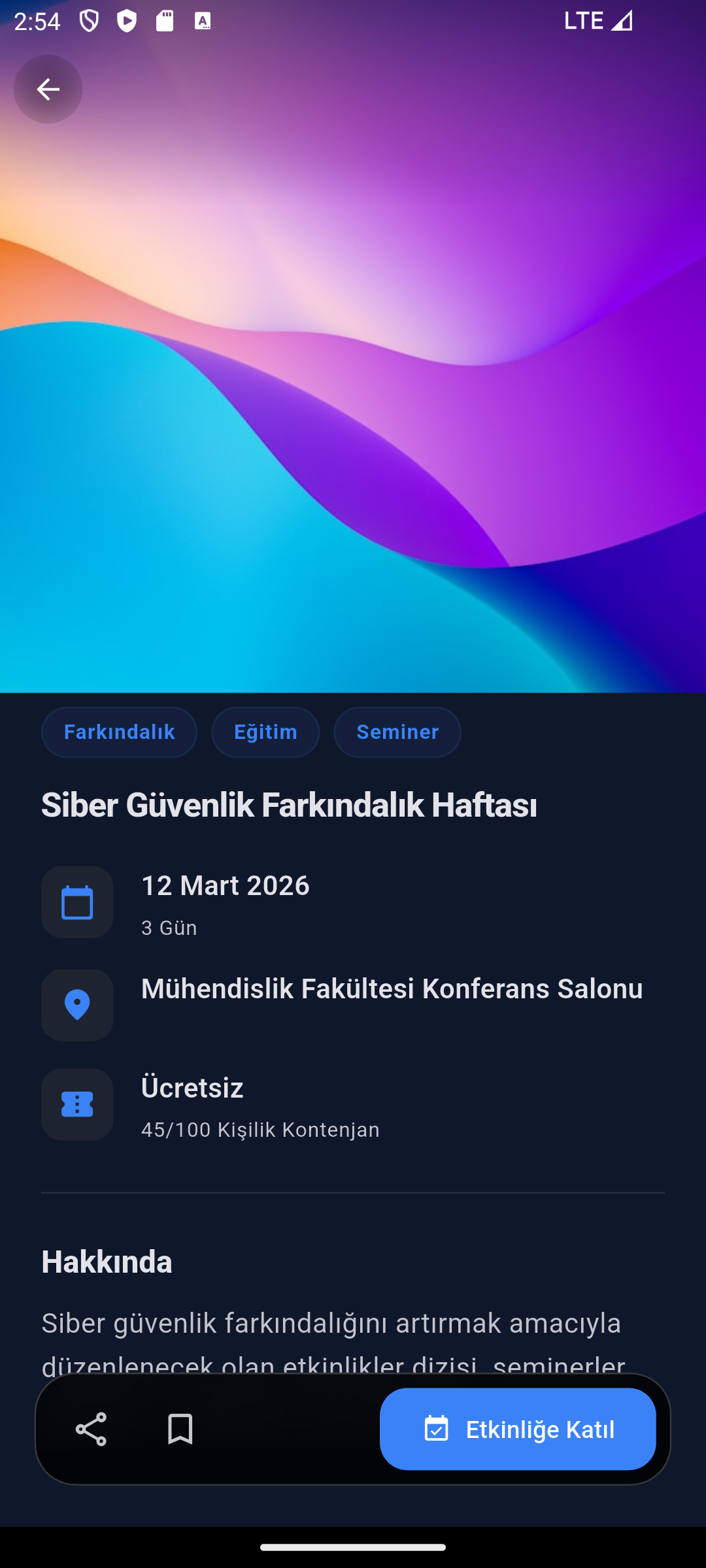 Akademiz Events Screenshot 2